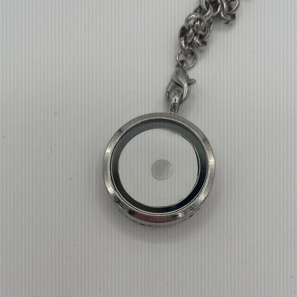 Elegant University of Arizona UofA Floating Locket Silver Red Necklace - Go Cats